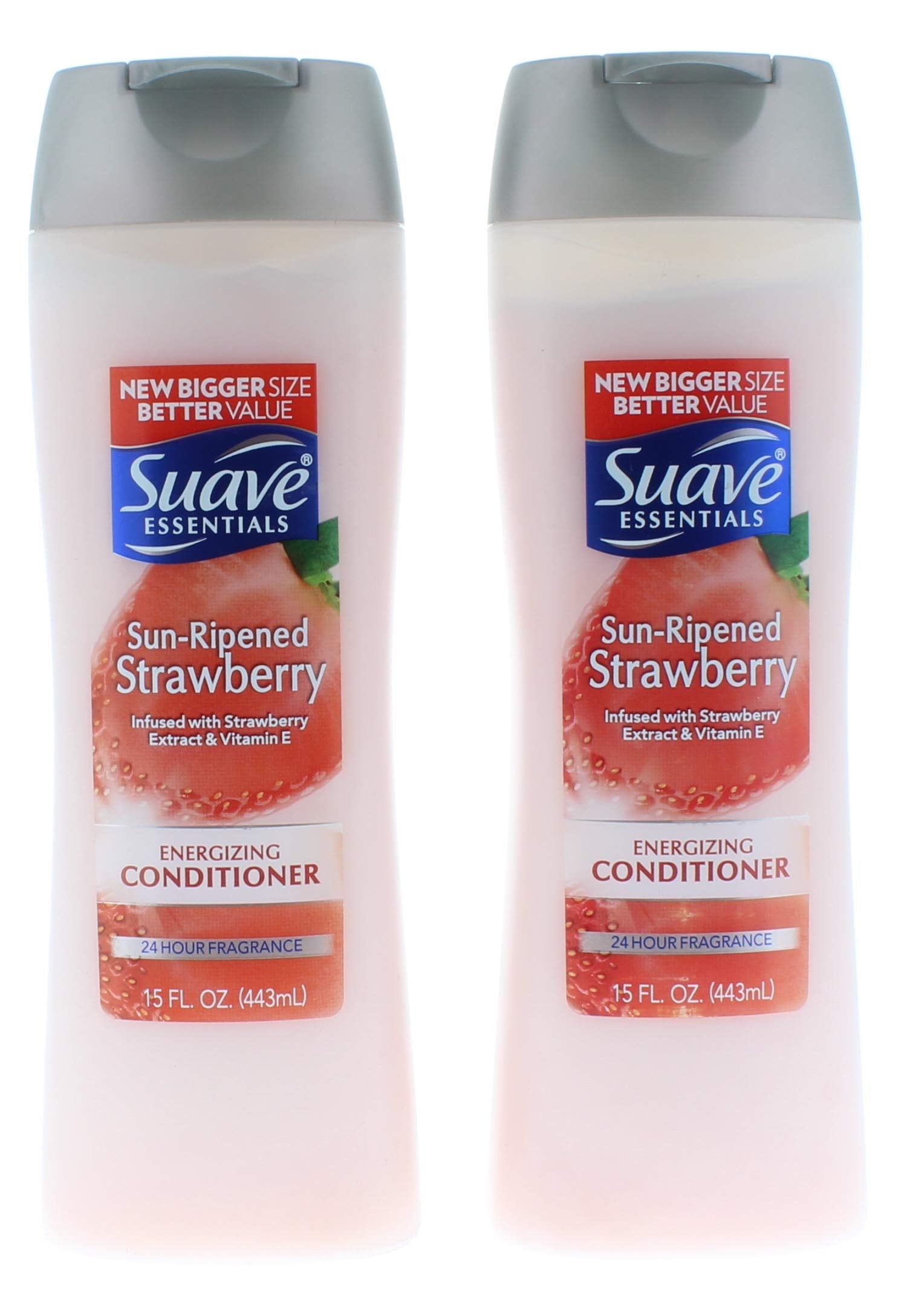 Suave Essentials - Sun-Ripened Strawberry Energizing Conditioner - 15 fl. oz.