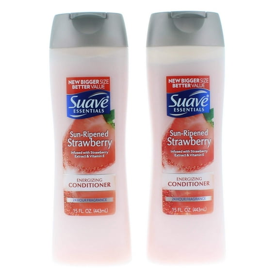 Suave Essentials - Sun-Ripened Strawberry Energizing Conditioner - 15 fl. oz.