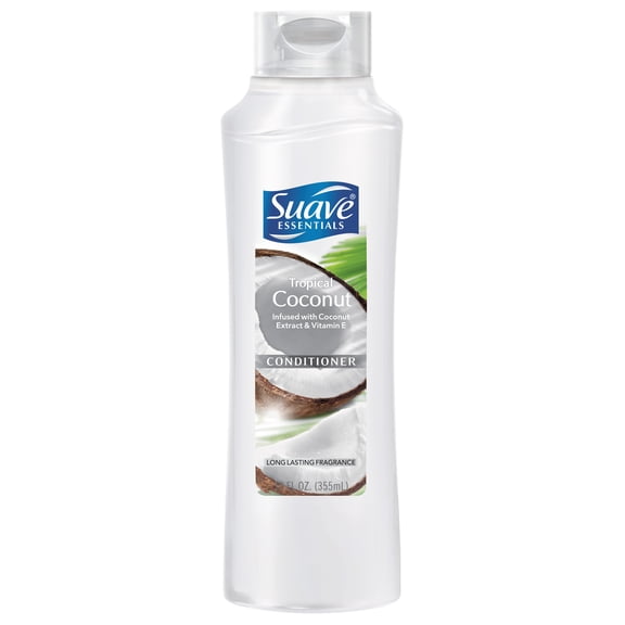 Suave Essentials Tropical Coconut Conditioner, 12 oz