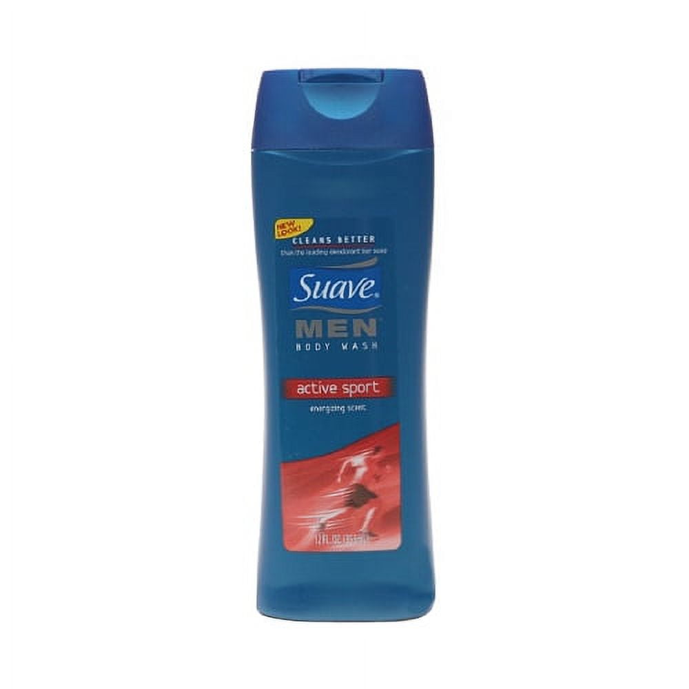 Suave For Men Body Wash, Active Sport 12 Oz