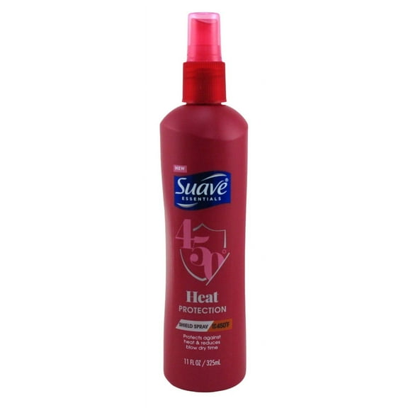 Suave Heat Protection Shield Spray Up To 450 Degrees 11 Ounce (Pack of 3)
