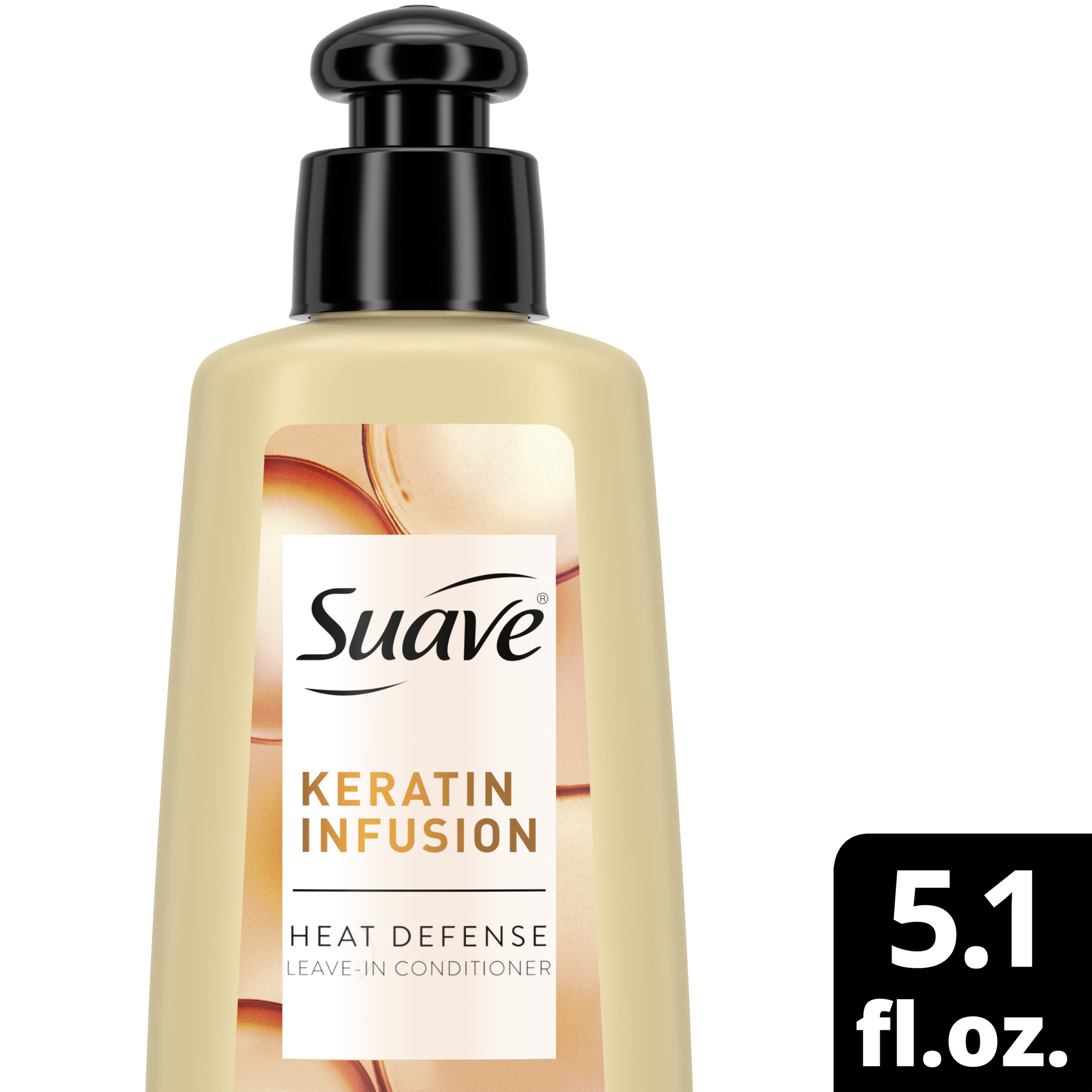 Suave Keratin Infusion Heat Defense Leave-in Conditioner 5.1 fl oz - image 1 of 5