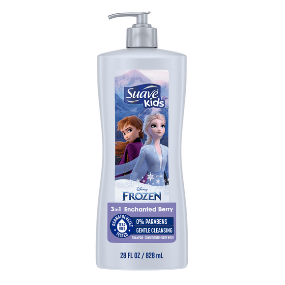 Suave Kids 2-in-1 Shampoo & Conditioner, Disney's Frozen Enchanted Berry, Tear Free, 28 fl oz