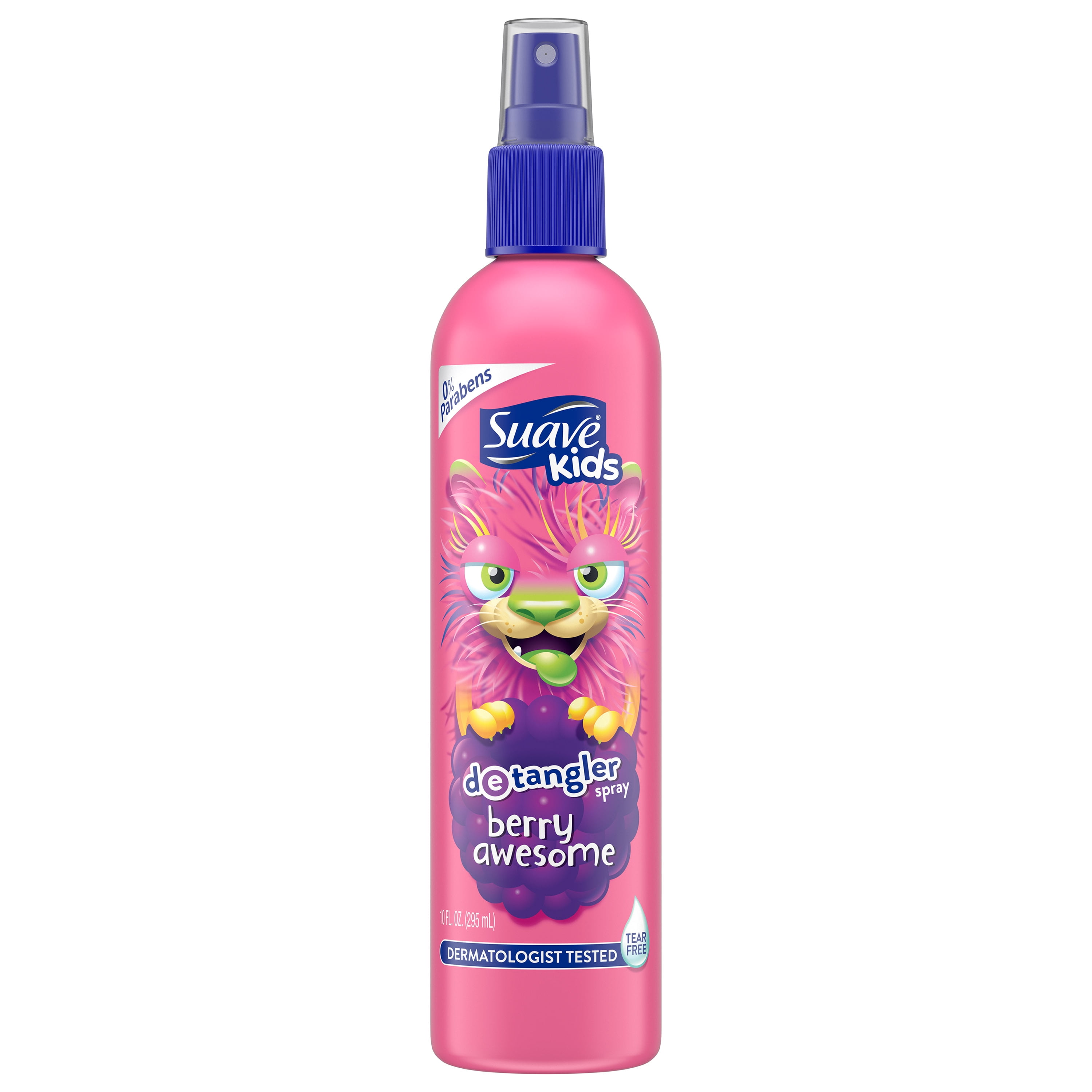 Suave Kids Berry Awesome Frizz Control Detangler Hair Spray, 10 oz