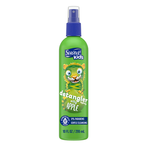 Suave Kids Hair Detangler Spray, Silly Apple, Tear Free Formula, 10 oz