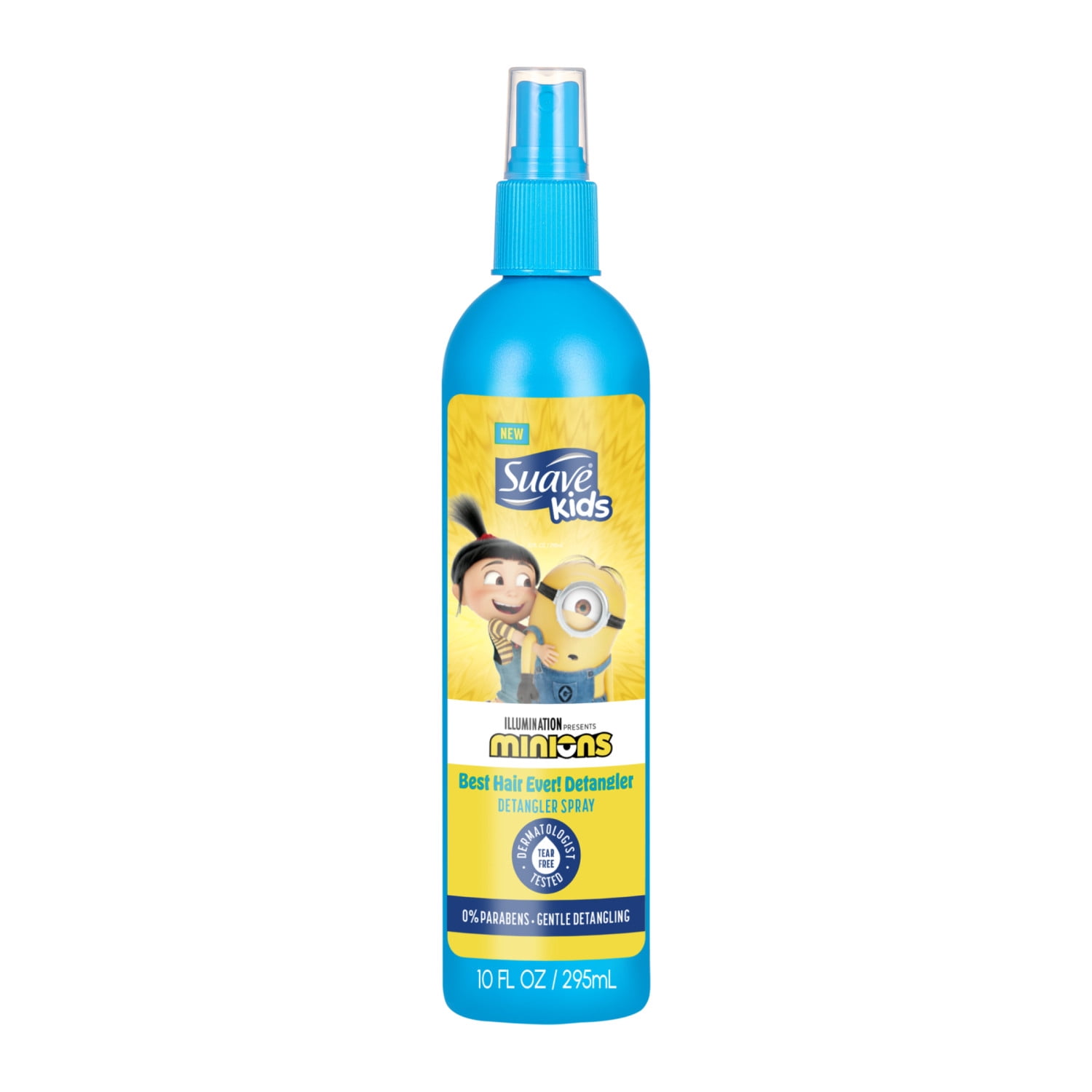 Suave Kids Leave In Conditioner Detangler Spray, Minions, 10 oz