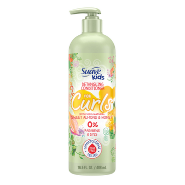 Suave Kids Naturals Curl Conditioner, Sweet Almond & Honey, 16.5 oz