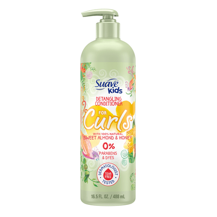 Suave Kids Naturals Curl Conditioner, Sweet Almond & Honey, 16.5 oz