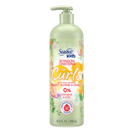 Suave Kids Naturals Curl Conditioner, Sweet Almond & Honey, 16.5 oz