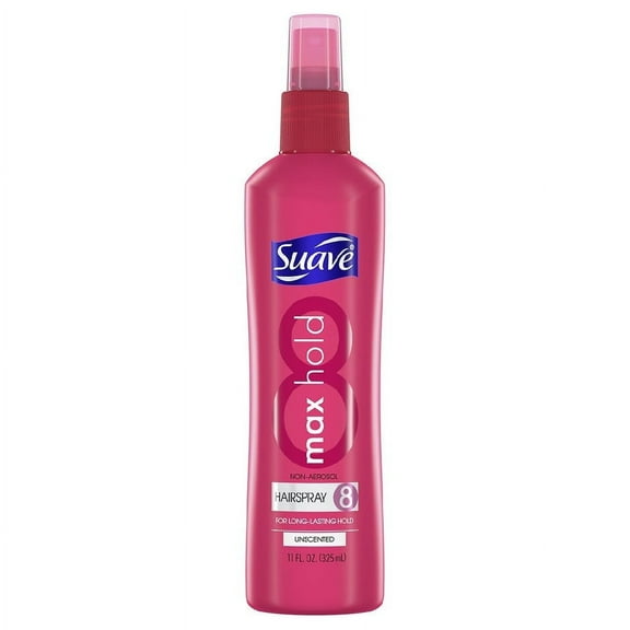 Suave Max Hold Non Aerosol Hairpsray Unscented 11 oz