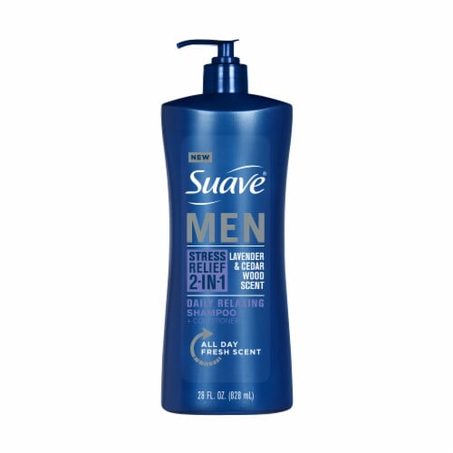 Suave Men 2-in-1 Stress Relief Shampoo 28 fl oz