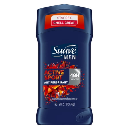 Suave Men Antiperspirant Deodorant Active Sport 2.7 oz