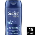 thumbnail image 1 of Suave Men Liquid Body Wash & Shower Gel Refresh Fragrance, 15 oz, 1 of 9