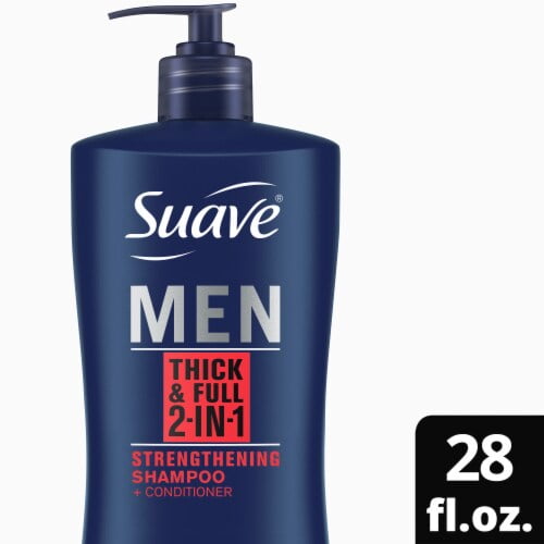 Suave Men Thick & Full Two in One Shampoo and Conditioner 28 oz