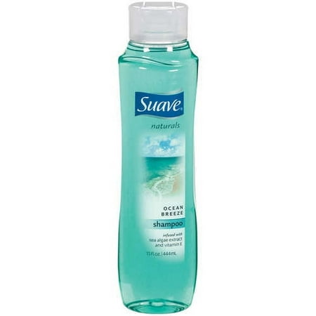 Suave Naturals 15 Fl. Oz. Sea Algae Extract & Vitamin E Ocean Breeze Shampoo