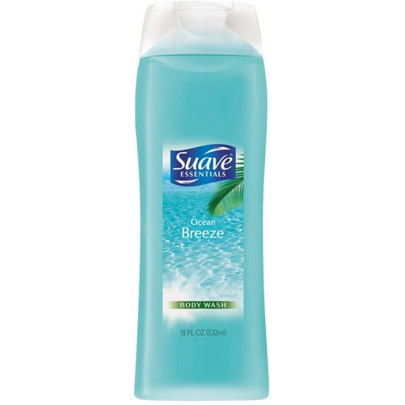 Suave Naturals Body Wash, Ocean Breeze 18 oz (Pack of 2)