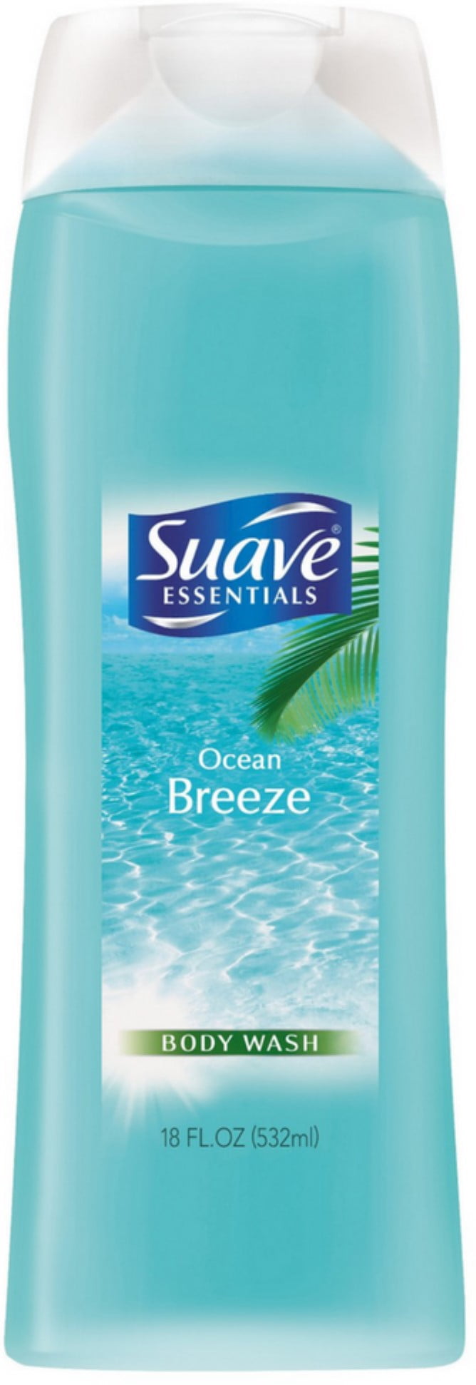 Suave Naturals Body Wash, Ocean Breeze 18 oz (Pack of 3)