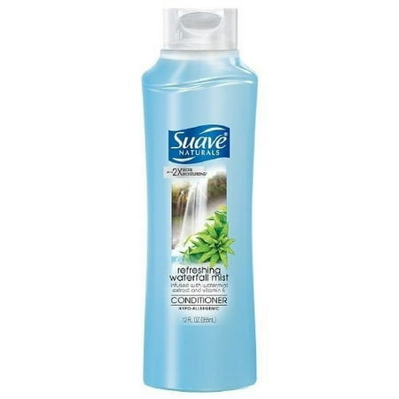 Suave Naturals Conditioner, Refreshing Waterfall Mist 12 fl oz (Pack of 1)