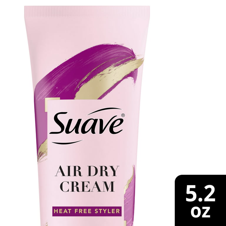 Suave Pink Heat Free, Dry Styling Hair Cream for Workable, Hair Styling  with Amino Acids, 5.6 oz 