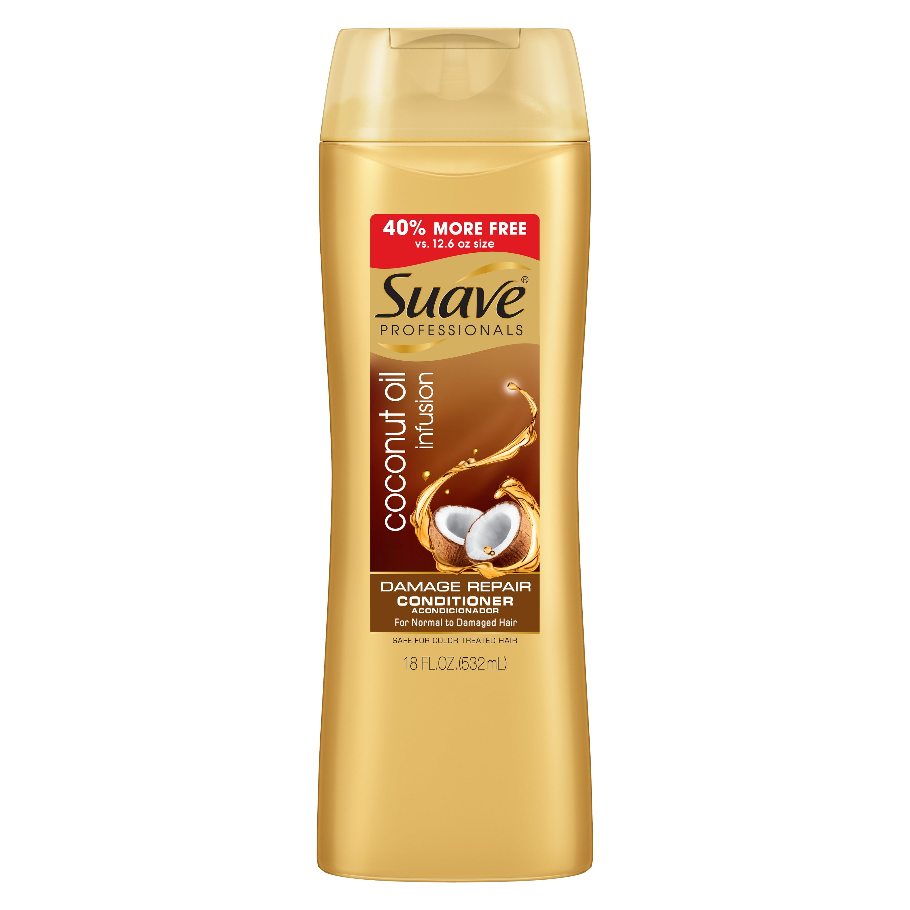Suave Professionals 18 Fl. Oz. Damage Repair Coconut Oil Infusion Conditioner