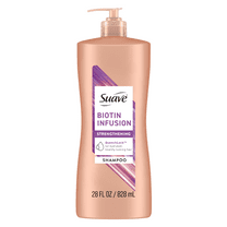 Suave Professionals Biotin Infusion Shampoo with Pump, Thickening, 28 fl oz