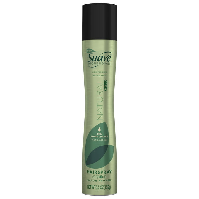 Suave Professionals Compressed Micro Mist Natural Hold Hairspray, 5.5 oz