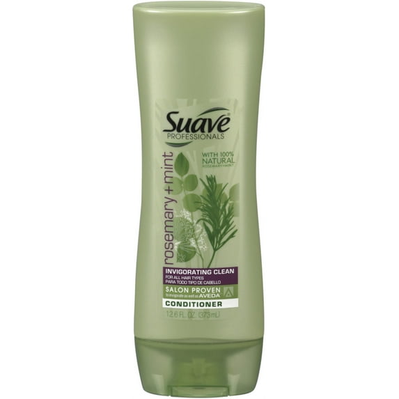Suave Professionals Invigorating Clean Conditioner, Rosemary + Mint 12.60 oz (Pack of 3)