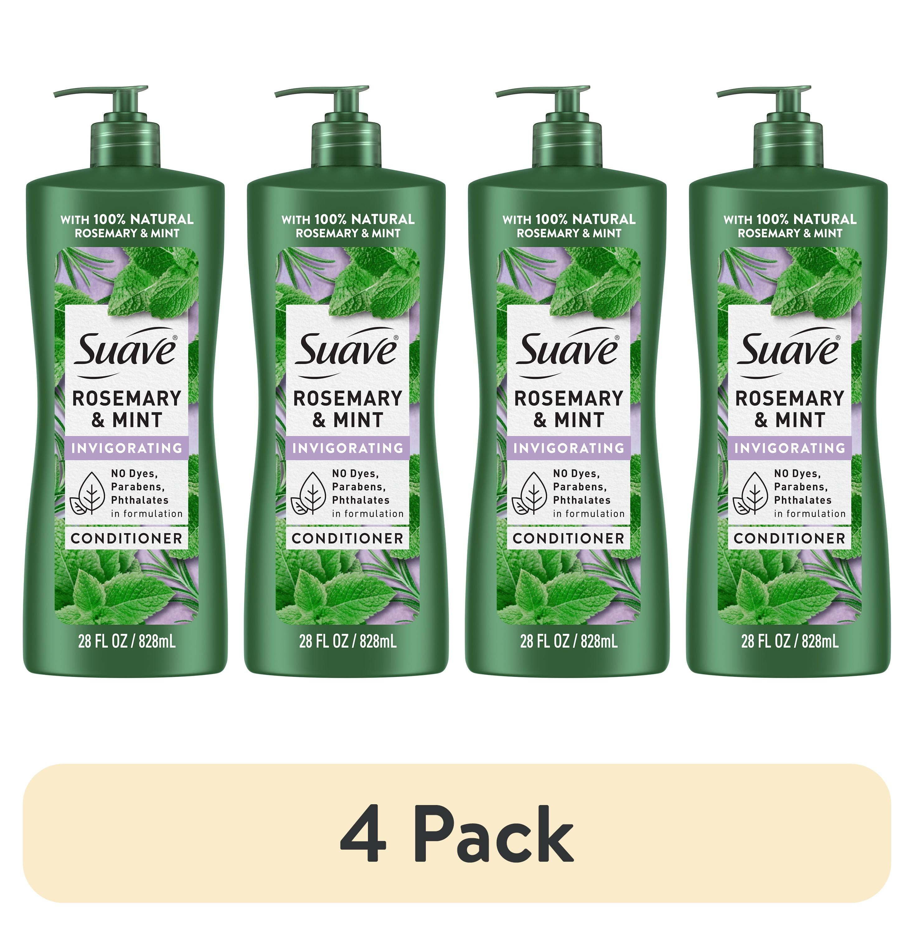 (4 pack) Suave Professionals Invigorating Conditioner, Rosemary & Mint, 28 fl oz  (图1) (4 pack) Suave Professionals Invigorating Conditioner, Rosemary & Mint, 28 fl oz  (图1)