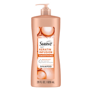 Suave Professionals Keratin Infusion Shampoo with Pump, Smoothing, 28 fl oz