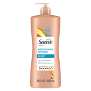 Suave Professionals Moroccan Oil Infusion Shampoo, Shine Enhancing, 28 fl oz