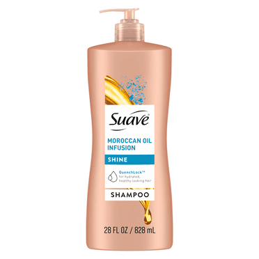 Suave Professionals Moroccan Oil Infusion Shampoo, Shine Enhancing, 28 fl oz