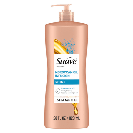 Suave Professionals Moroccan Oil Infusion Shampoo, Shine Enhancing, 28 fl oz