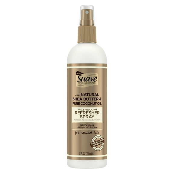 Suave Professionals Refresher Spray W/ Shea Butter & Coconut Oil, 12 oz