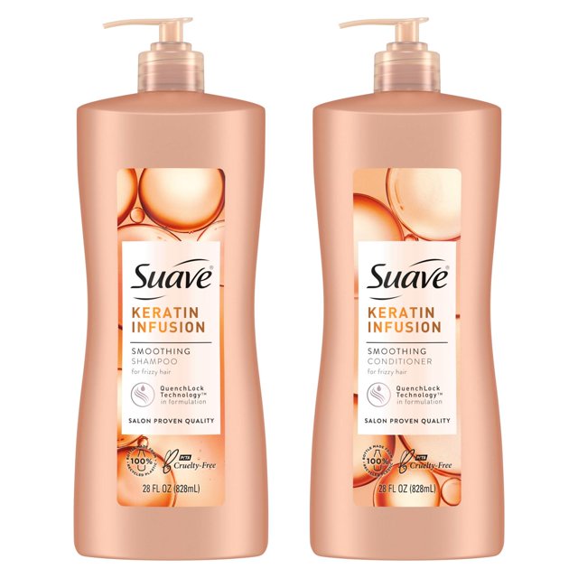 Suave Professionals Shampoo and Conditioner Keratin Infusion 18 oz