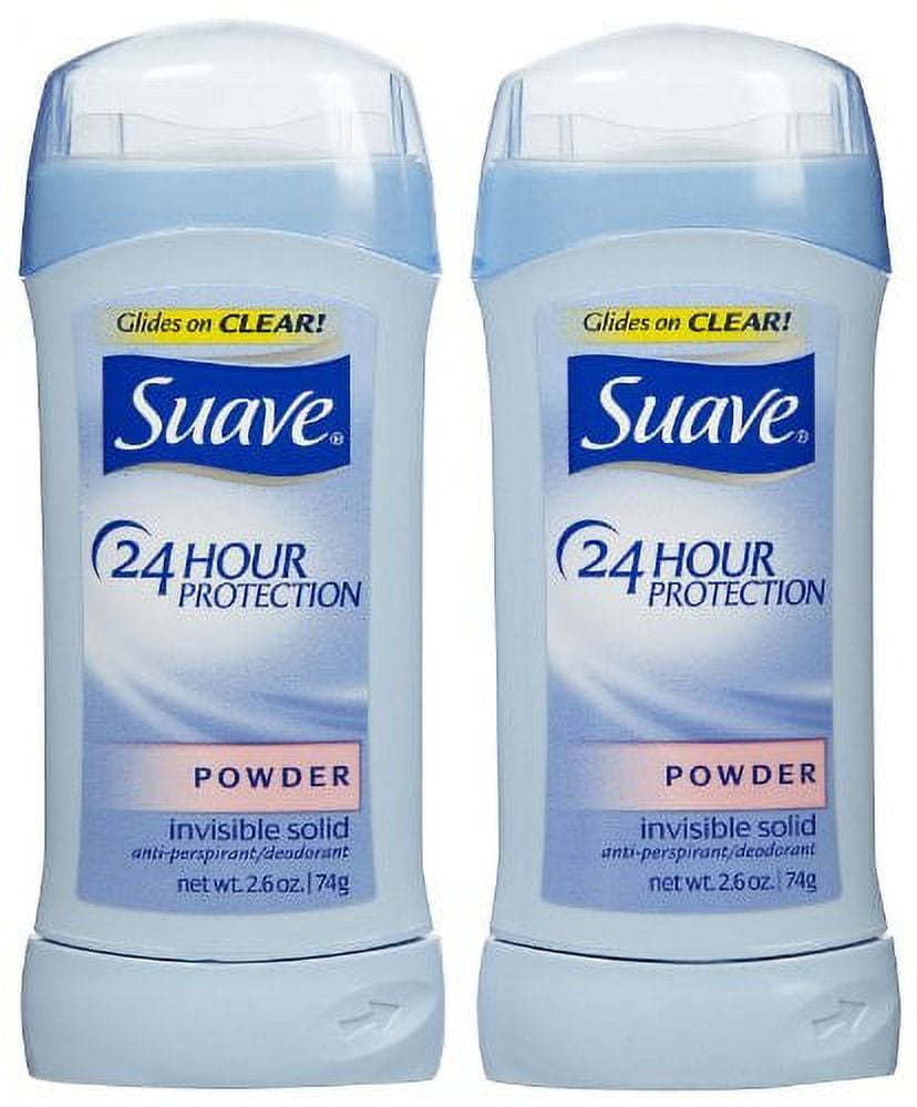 Suave Protection AntiPerspirant Deodorant Invisible Solid Powder Twin