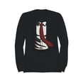 thumbnail image 1 of Suave Red Tie Suit Men's Sweatshirt, 1 of 3