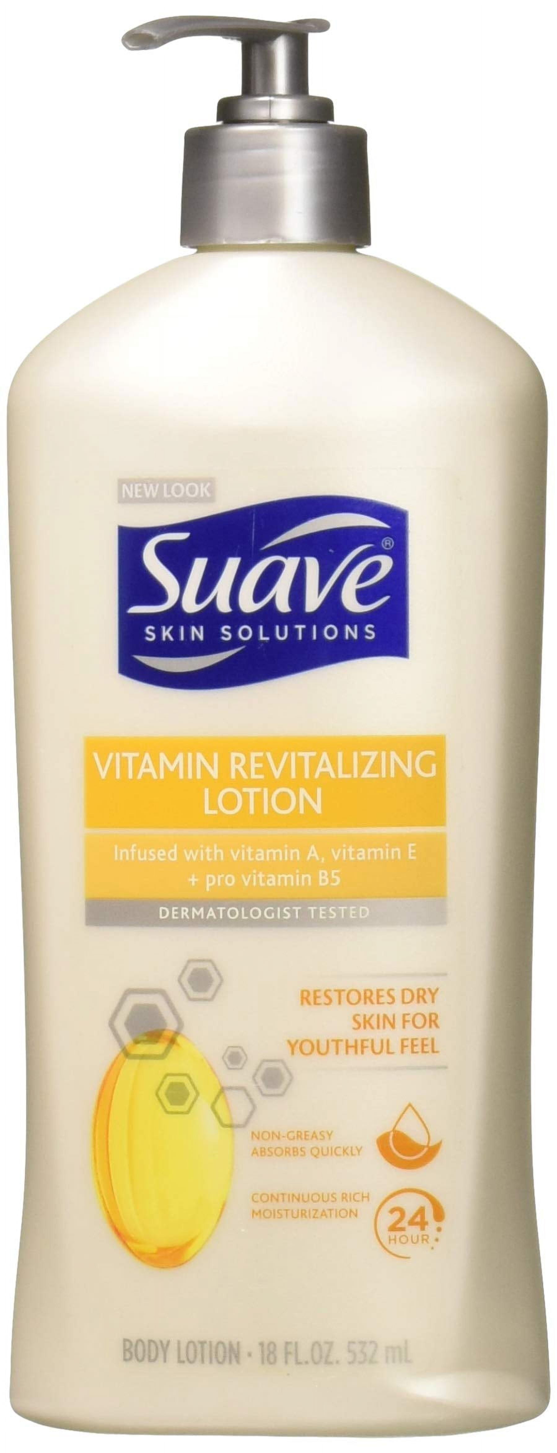 Suave Revitalizing With Vitamin E Body Lotion, 18 Oz