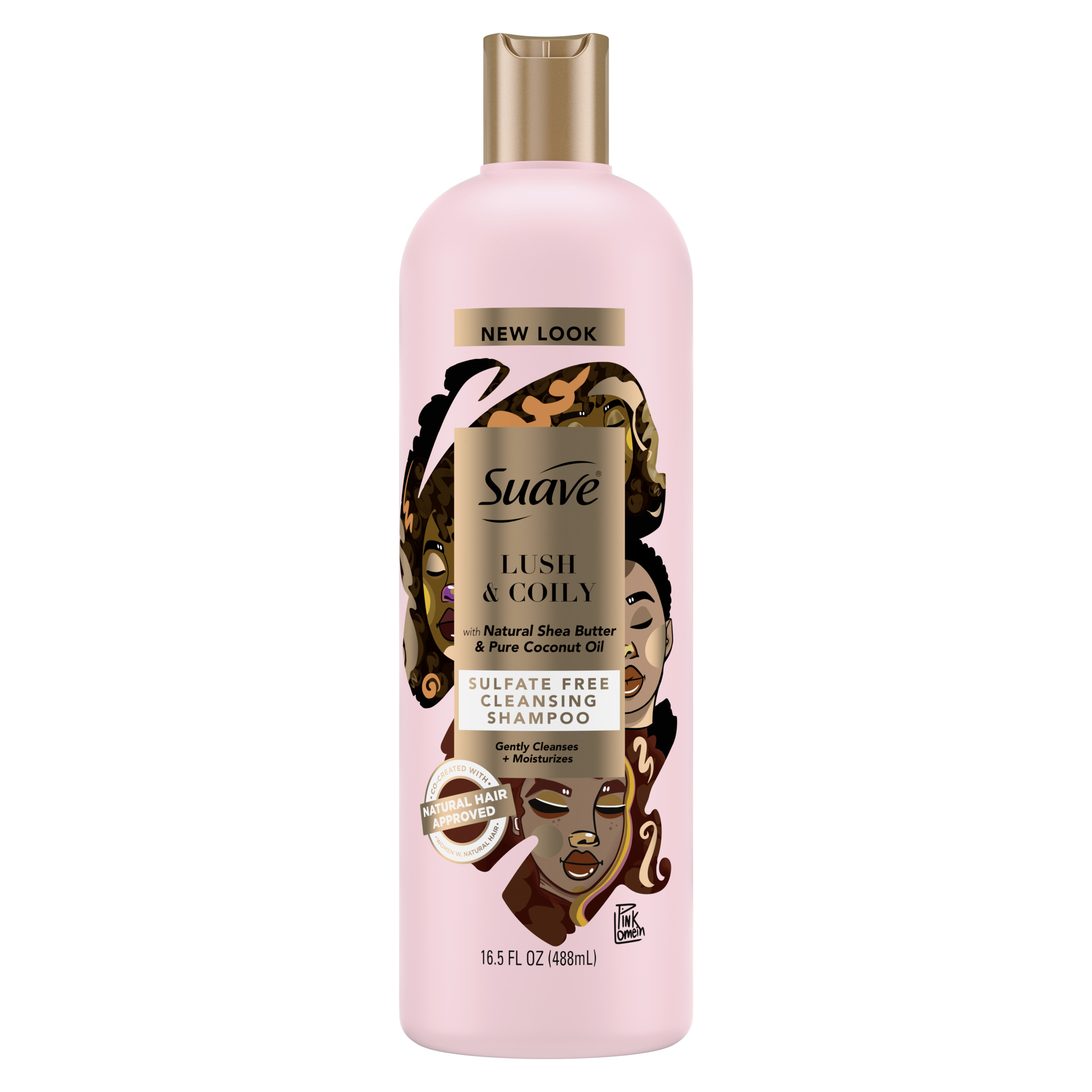 Suave Shea Butter & Pure Coconut Oil Moisturizing Shampoo 16.5 fl oz - image 1 of 9
