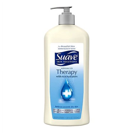 Suave Skin Solutions Advanced Therapy With Rich Hydrators Body Lotion, 18 Oz, 3 Pack