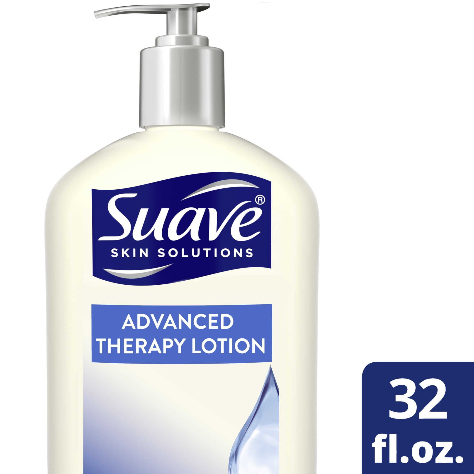 Suave Skin Solutions Moisturizing Body Lotion, Advanced Therapy,  Dermatologist Tested for All Skin Types, 32 oz 