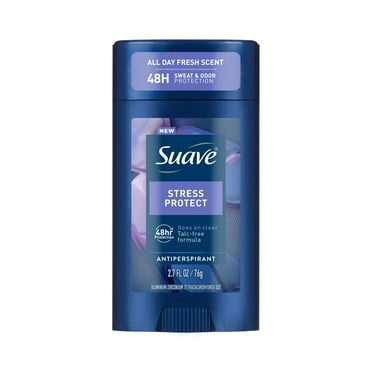 Suave Stress Protect Men’s Antiperspirant Deodorant, Lavender & Cedarwood Scent, 48-Hour Protection, 2.7 oz