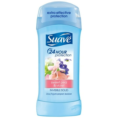 Suave Sweet Pea & Violet Invisible Solid Anti-Perspirant Deodorant 2.6 Oz