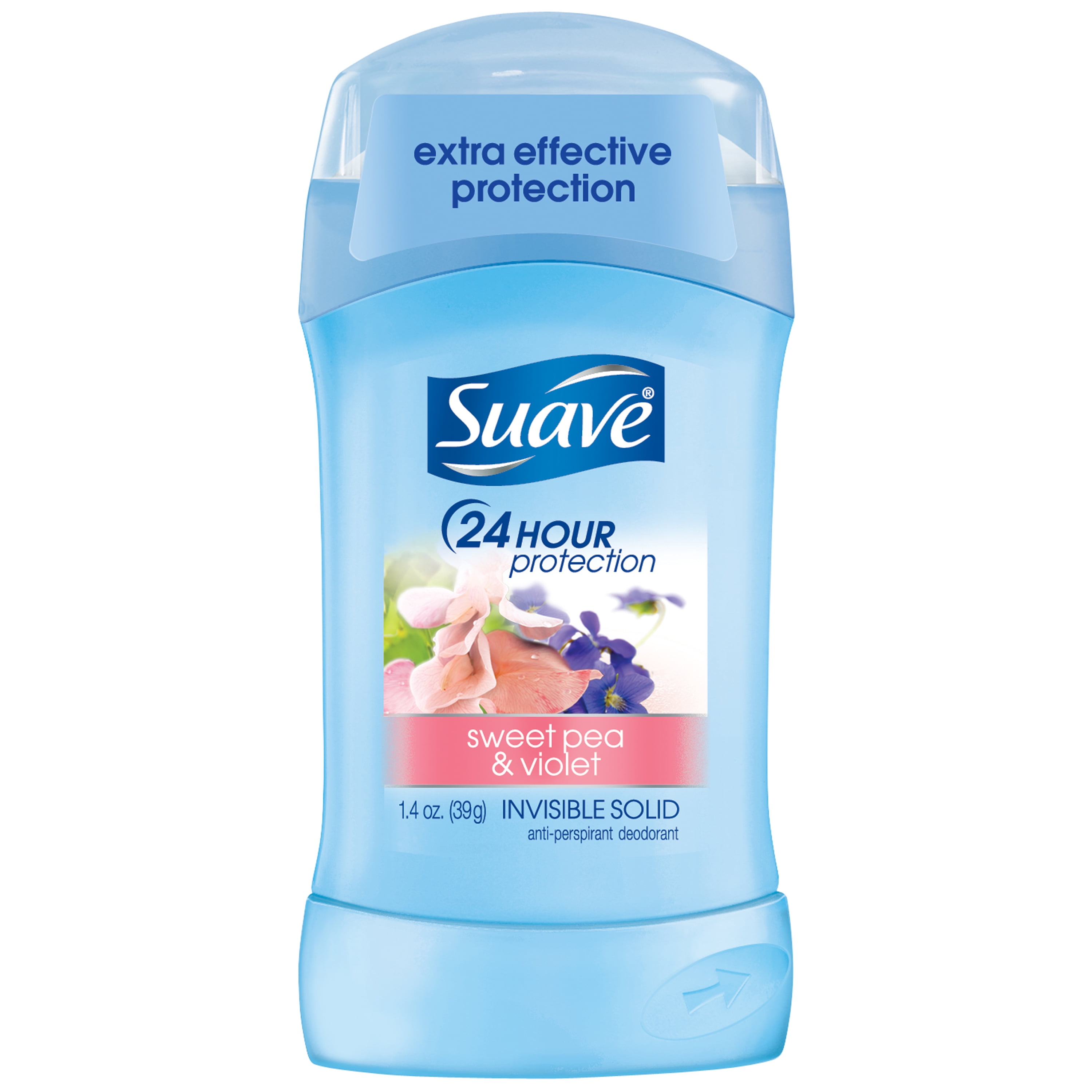 Suave Sweet Pea & Violet Deo – 24h Anti-Transpirant, 77 Ml, Unsichtbar Auf Der Haut