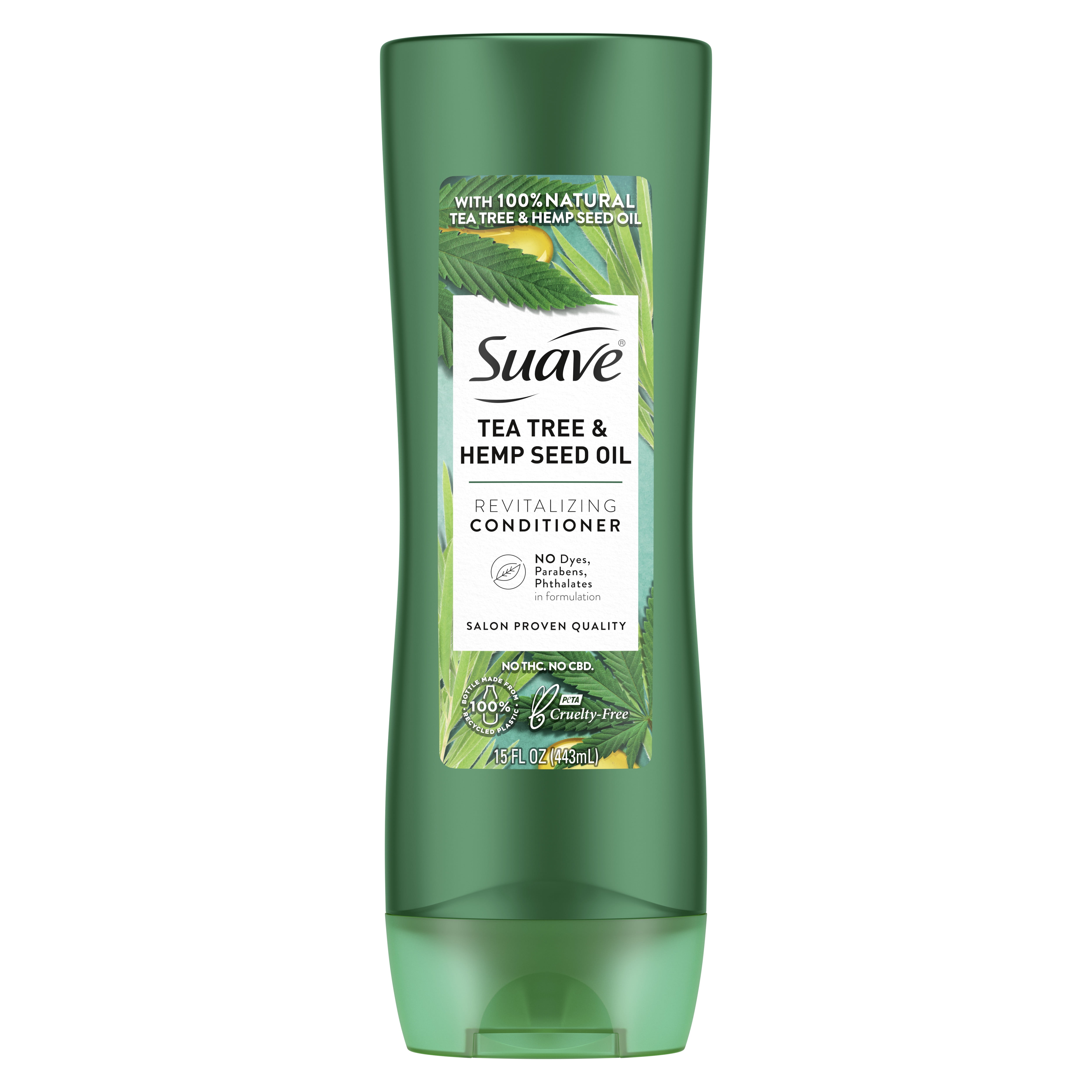 Suave Tea Tree & Hemp Seed Oil Nourishing Daily Conditioner, All Hair Types15 fl oz