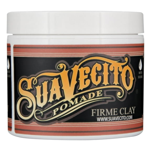 Suavecito Firme Clay Pomade, for All Hair Types, Men, 5 oz