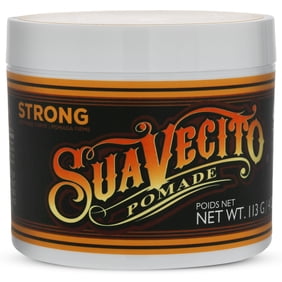 Suavecito Firme Strong Hold Pomade, for All Hair Types, Men, 4 oz