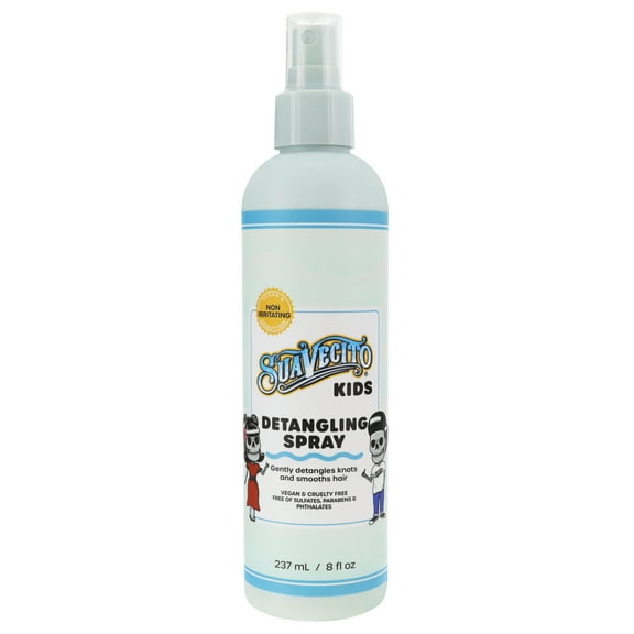 Suavecito Kid's Detangling Spray, Nourishing & Gentle Plant Based Detangler, Calming Chamomile Scent, Free of Sulfates, Parabens, and Phthalates, Cruelty Free