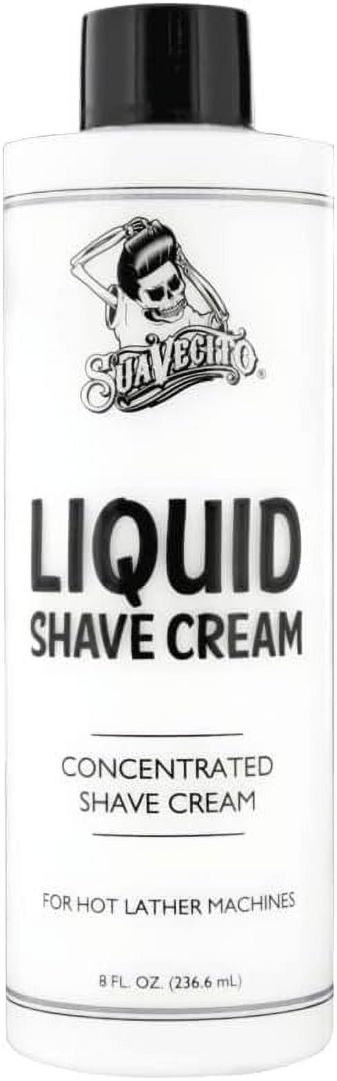 Suavecito Liquid Shave Cream 8 oz. Men's Shaving Professional Product For Machine Use Only