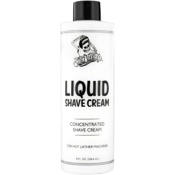 Suavecito Liquid Shave Cream 8 oz. Men's Shaving Professional Product For Machine Use Only