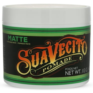 Suavecito Matte Pomade, for All Hair Types, Original Scent, Medium Hold, Men, 4 oz